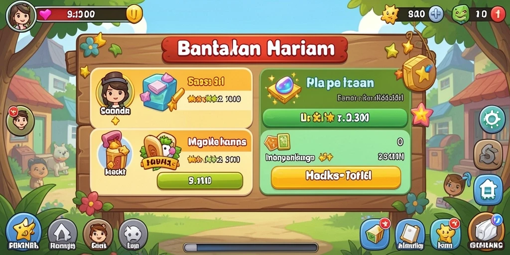 Pengalaman bermain yang menyenangkan dan interaktif.